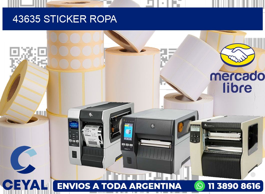 43635 STICKER ROPA