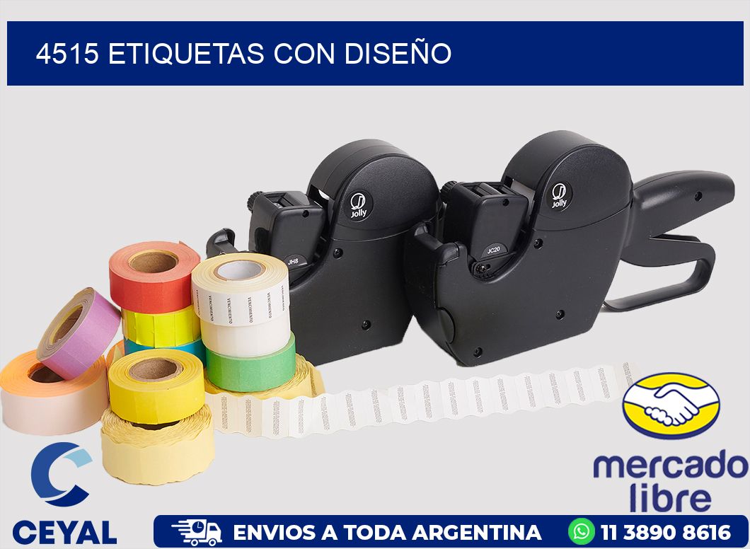 4515 ETIQUETAS CON DISEÑO