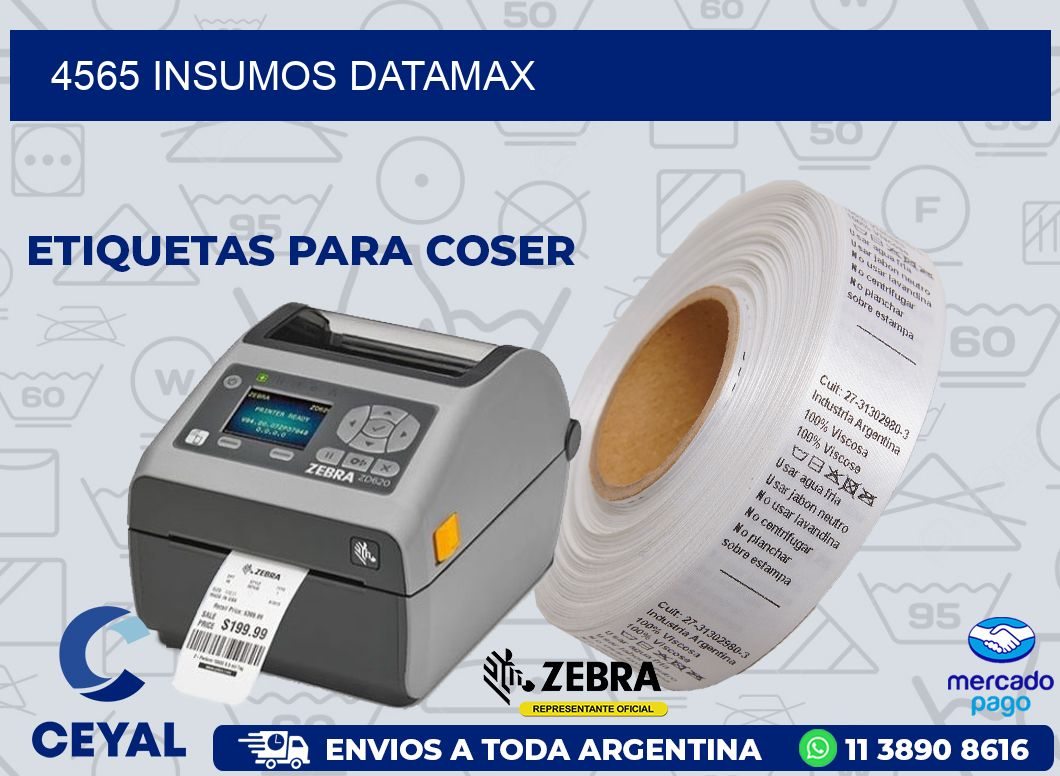 4565 INSUMOS DATAMAX