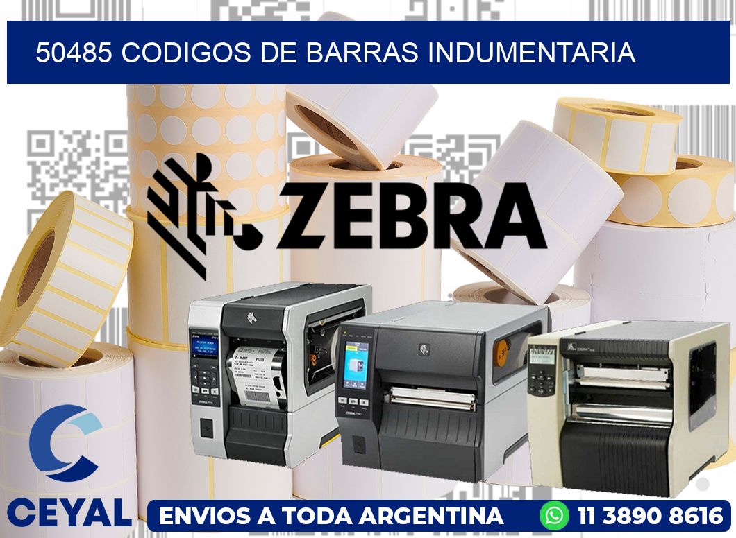 50485 CODIGOS DE BARRAS INDUMENTARIA