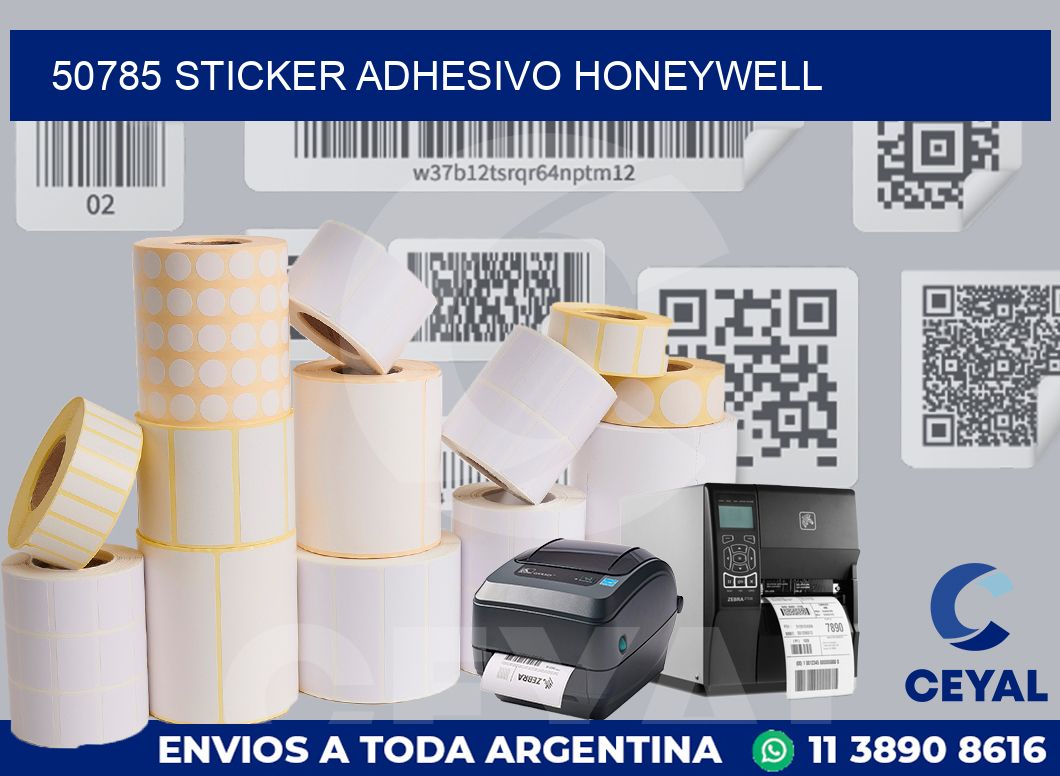 50785 STICKER ADHESIVO HONEYWELL