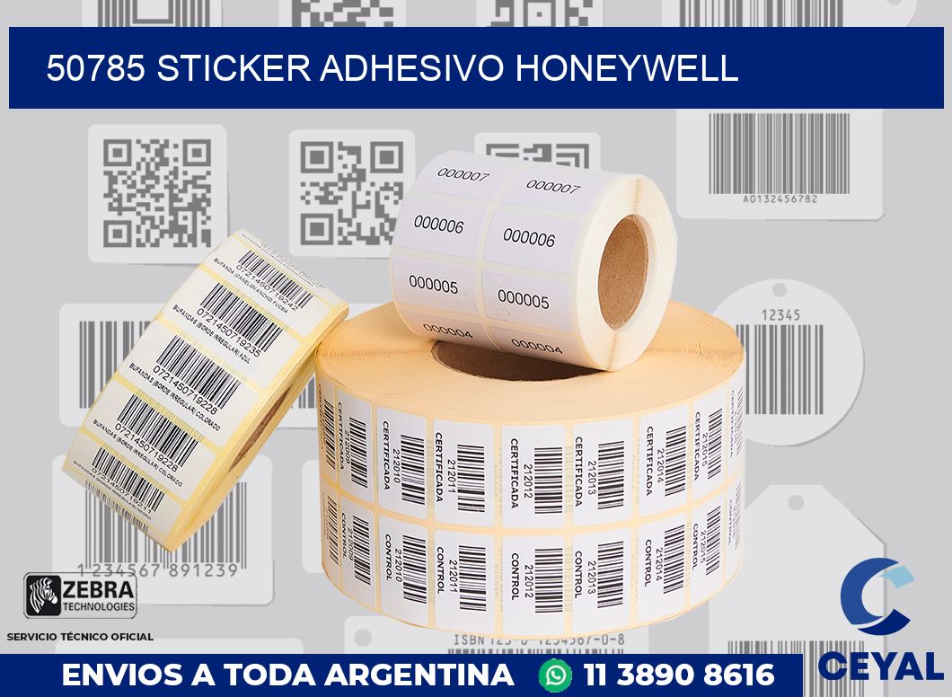 50785 STICKER ADHESIVO HONEYWELL