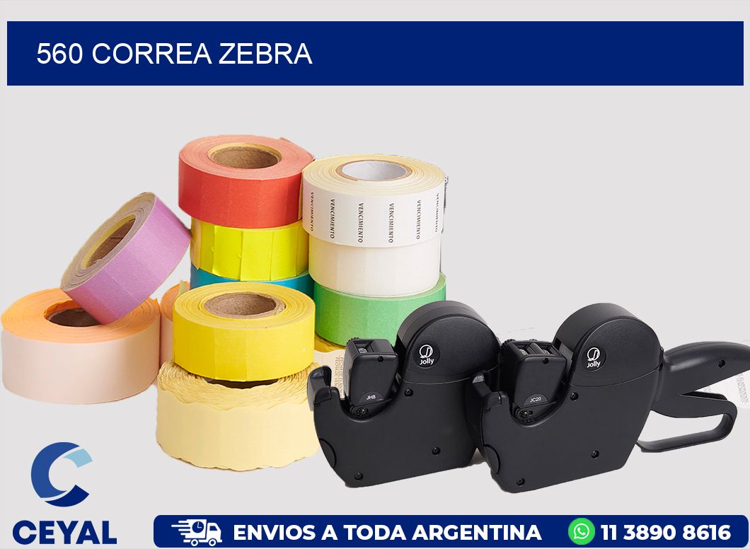 560 CORREA ZEBRA