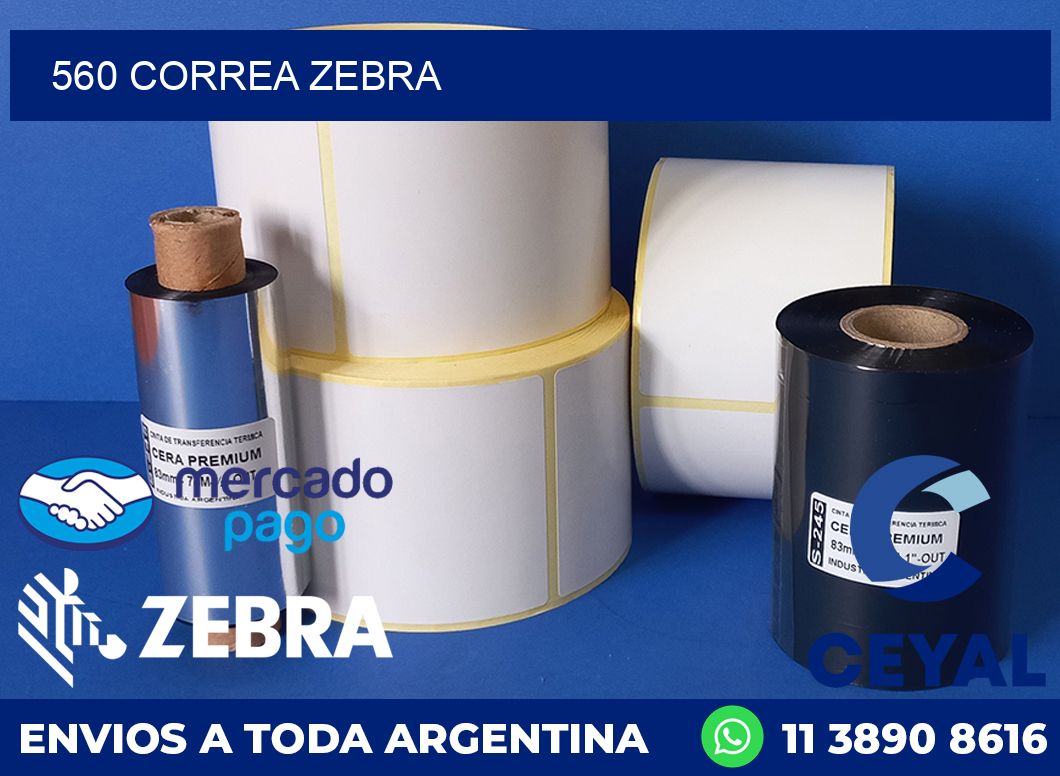 560 CORREA ZEBRA
