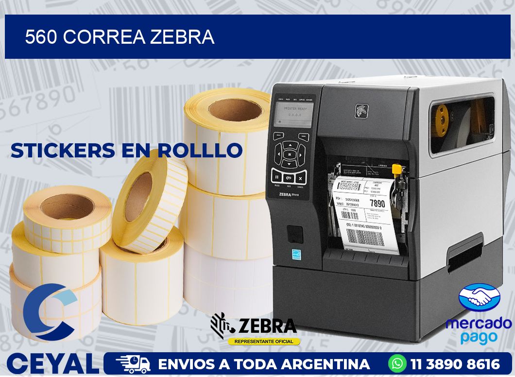 560 CORREA ZEBRA