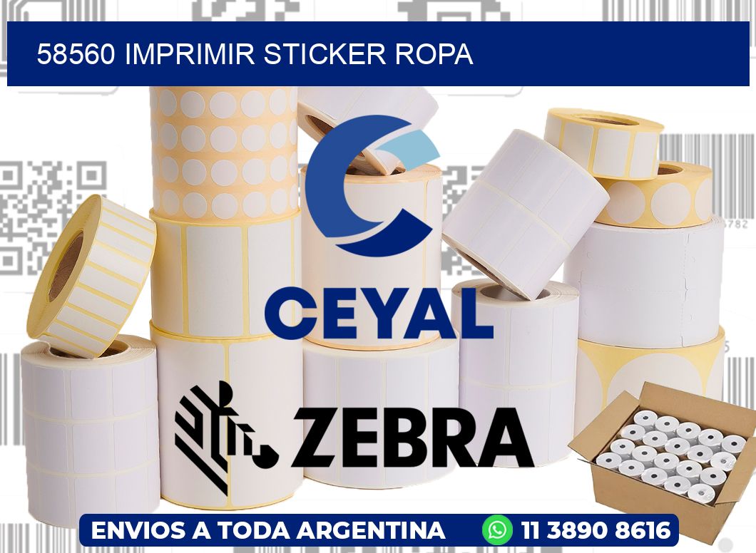 58560 IMPRIMIR STICKER ROPA