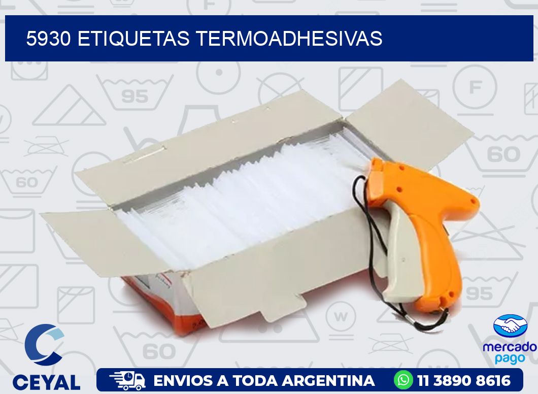 5930 ETIQUETAS TERMOADHESIVAS