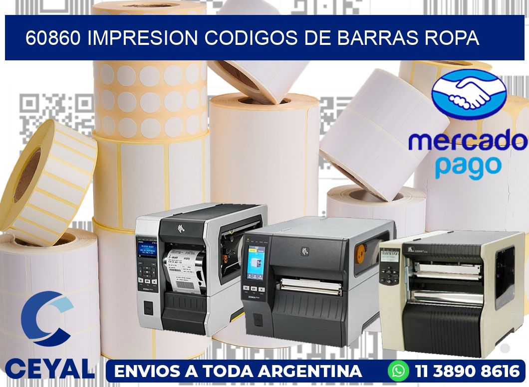 60860 IMPRESION CODIGOS DE BARRAS ROPA