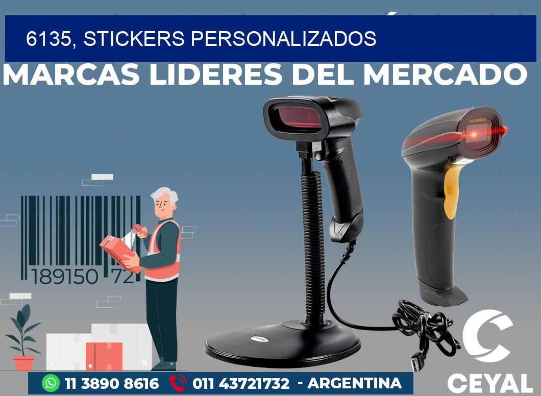6135, stickers personalizados