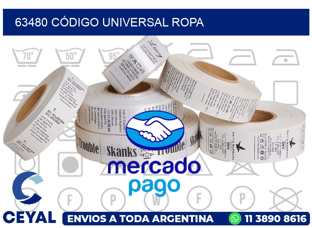 63480 CÓDIGO UNIVERSAL ROPA