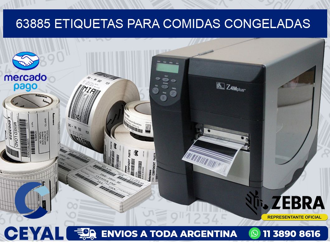 63885 ETIQUETAS PARA COMIDAS CONGELADAS