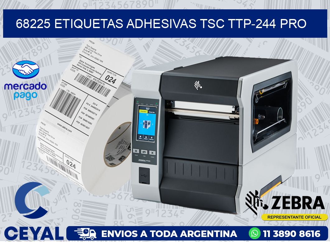68225 ETIQUETAS ADHESIVAS TSC TTP-244 PRO