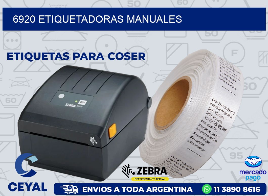 6920 ETIQUETADORAS MANUALES