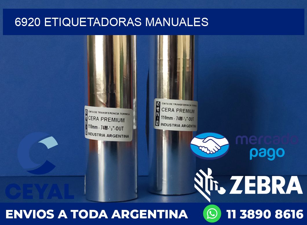 6920 ETIQUETADORAS MANUALES