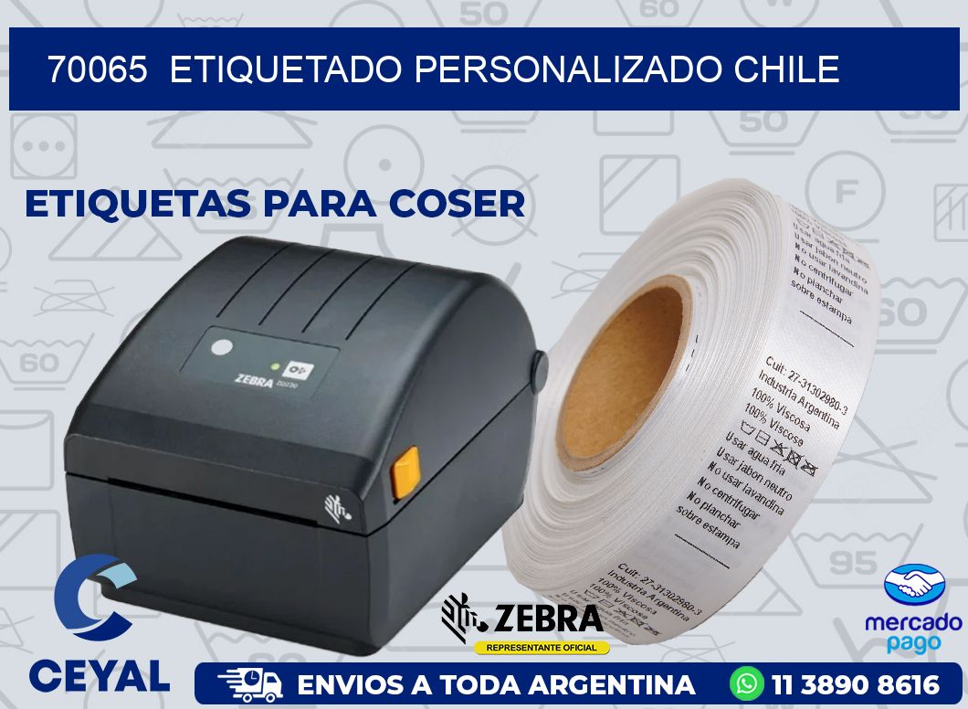 70065 ETIQUETADO PERSONALIZADO CHILE