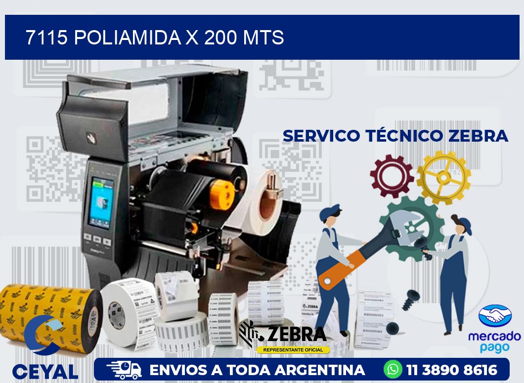 7115 POLIAMIDA X 200 MTS