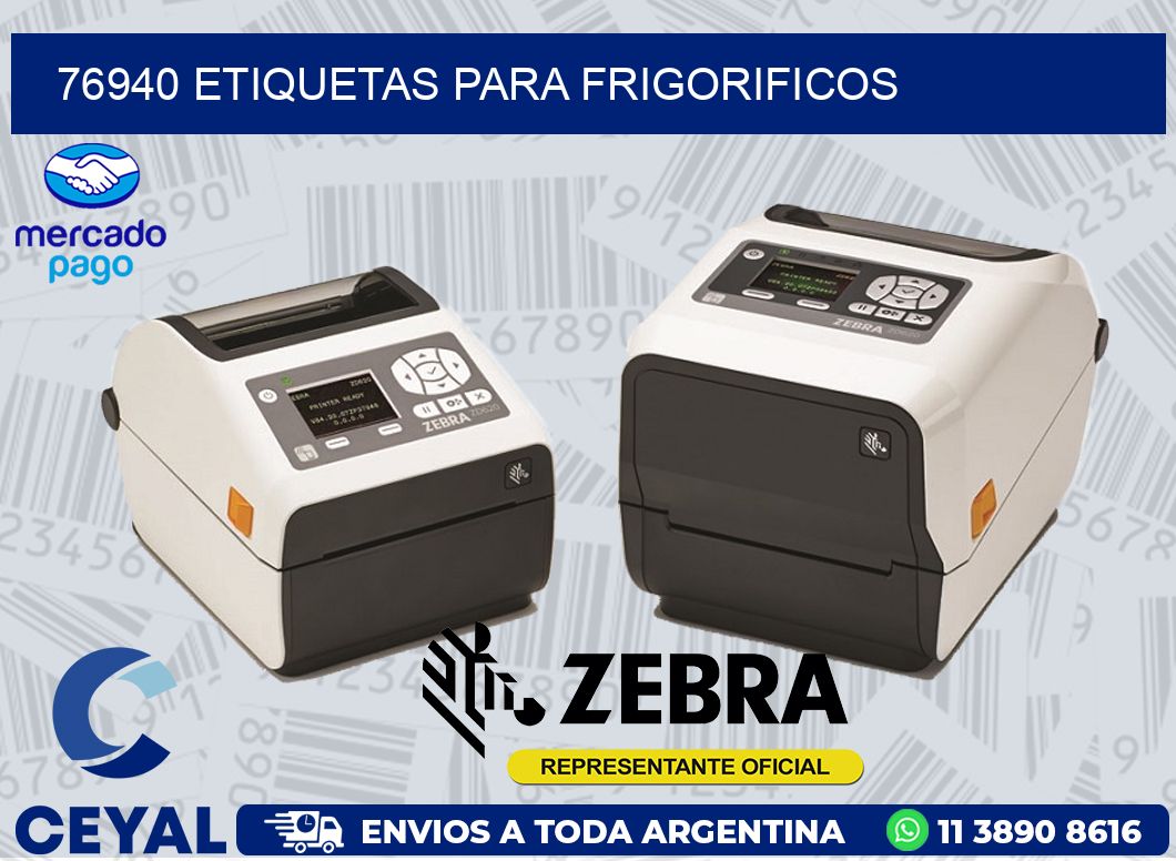 76940 ETIQUETAS PARA FRIGORIFICOS