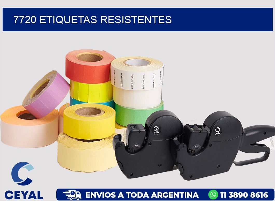 7720 ETIQUETAS RESISTENTES
