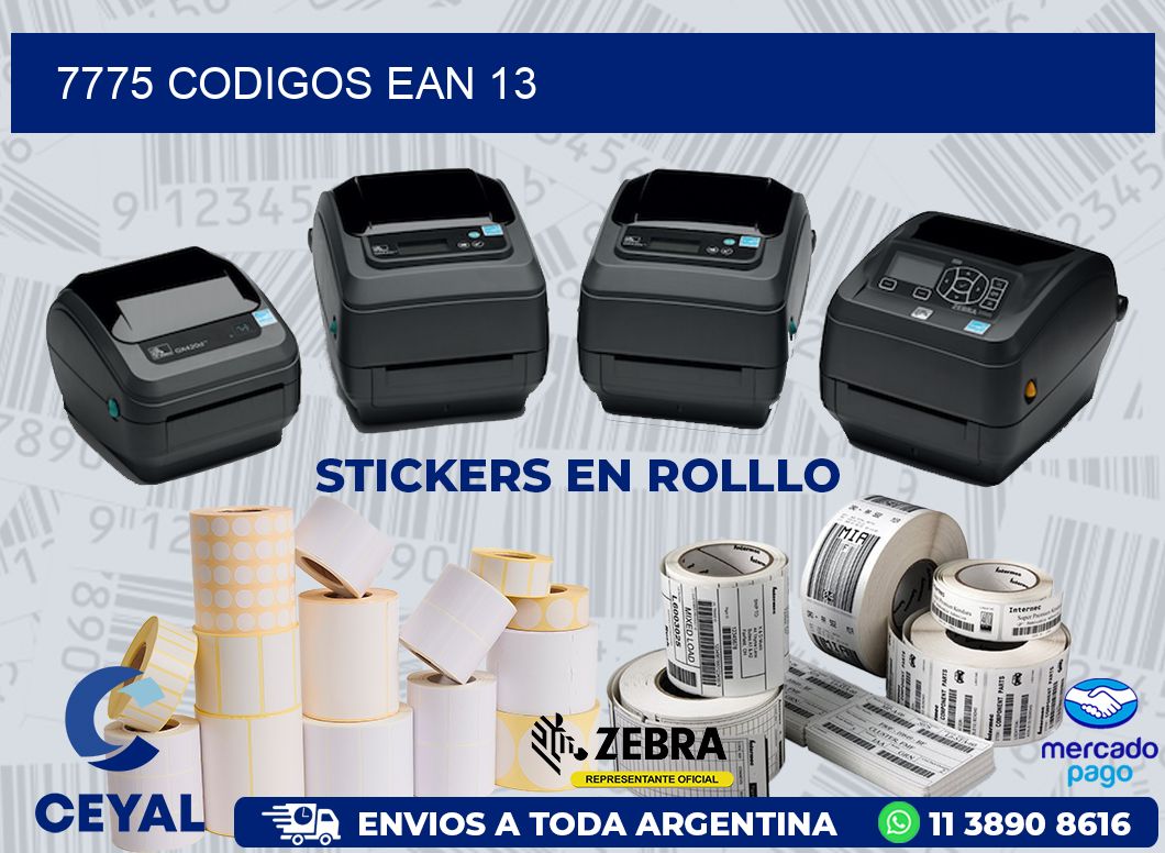 7775 CODIGOS EAN 13
