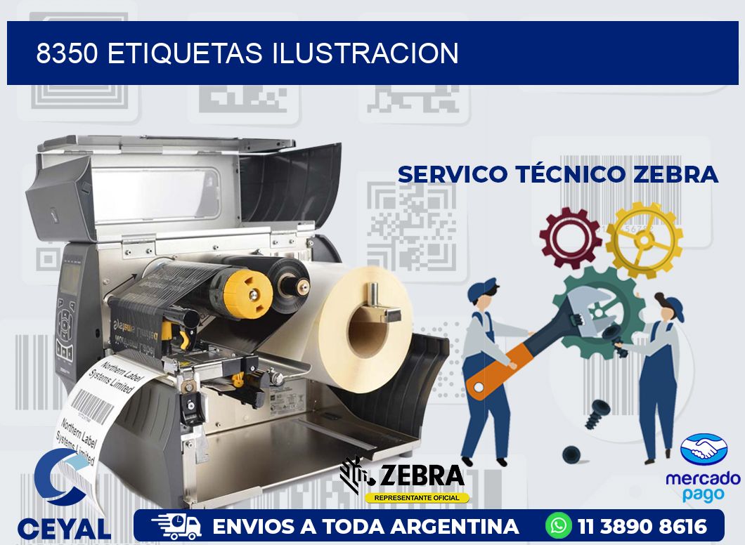 8350 ETIQUETAS ILUSTRACION