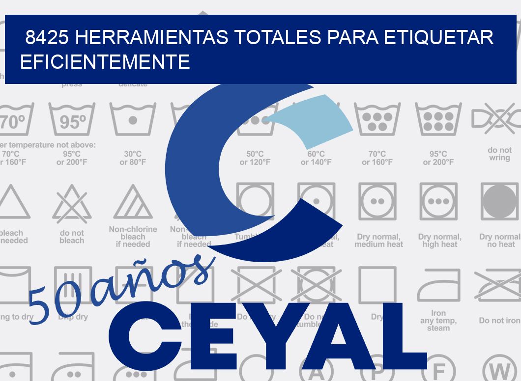 8425 HERRAMIENTAS TOTALES PARA ETIQUETAR EFICIENTEMENTE