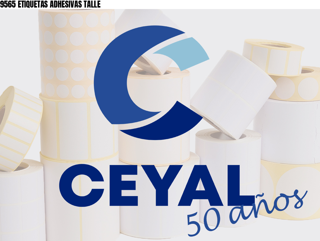 9565 ETIQUETAS ADHESIVAS TALLE