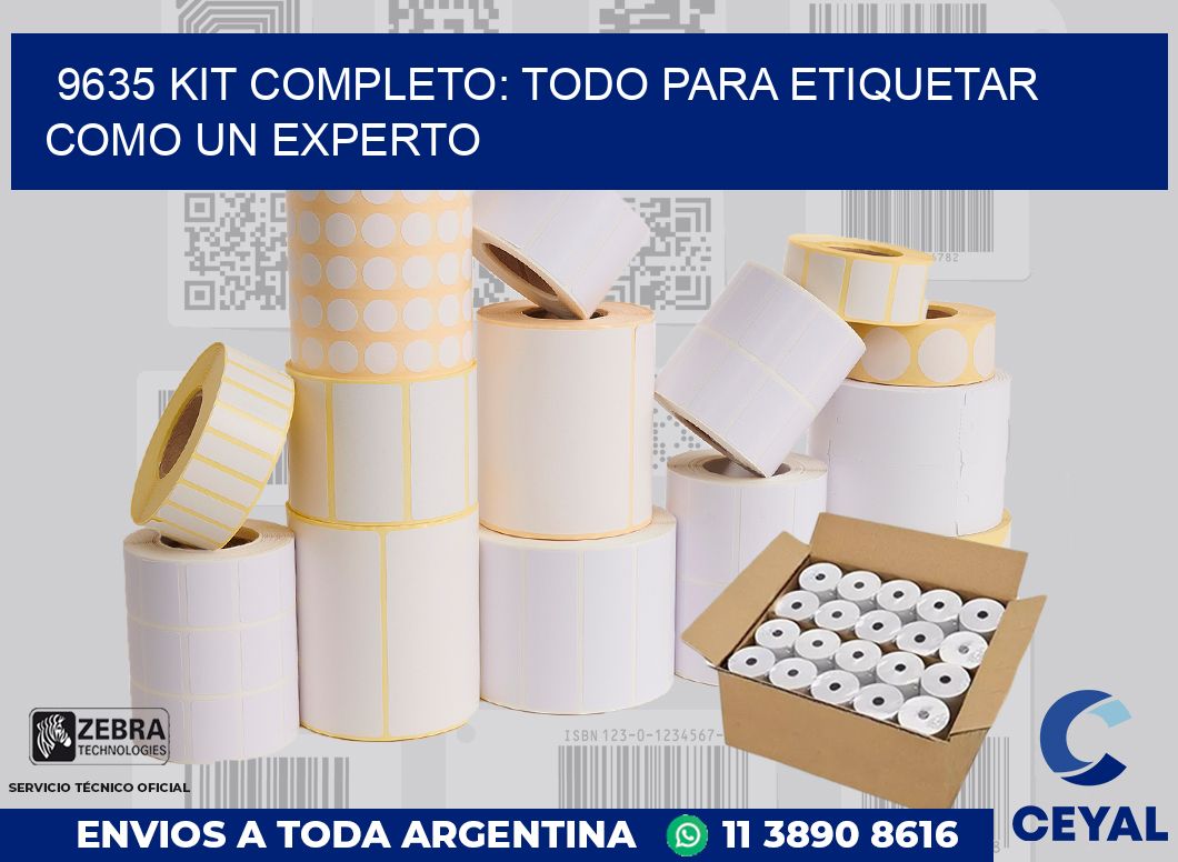 9635 KIT COMPLETO: TODO PARA ETIQUETAR COMO UN EXPERTO