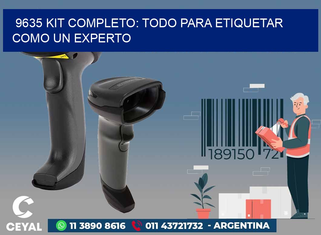 9635 KIT COMPLETO: TODO PARA ETIQUETAR COMO UN EXPERTO