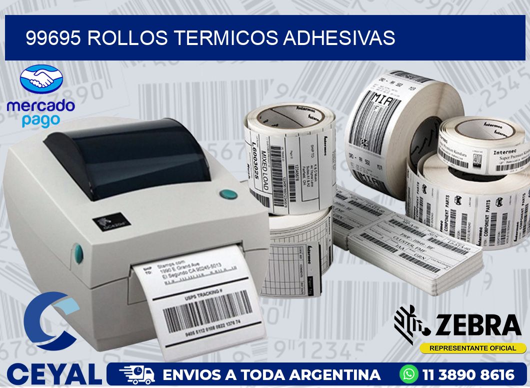 99695 ROLLOS TERMICOS ADHESIVAS