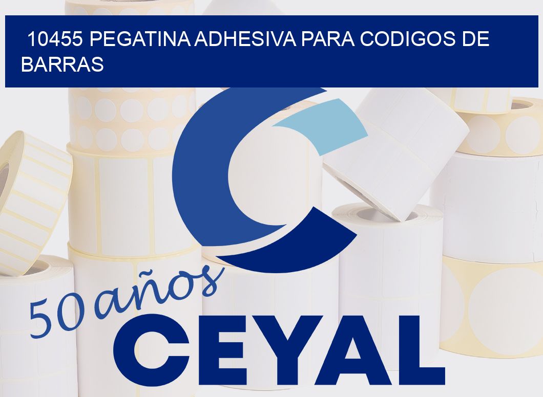 10455 PEGATINA ADHESIVA PARA CODIGOS DE BARRAS