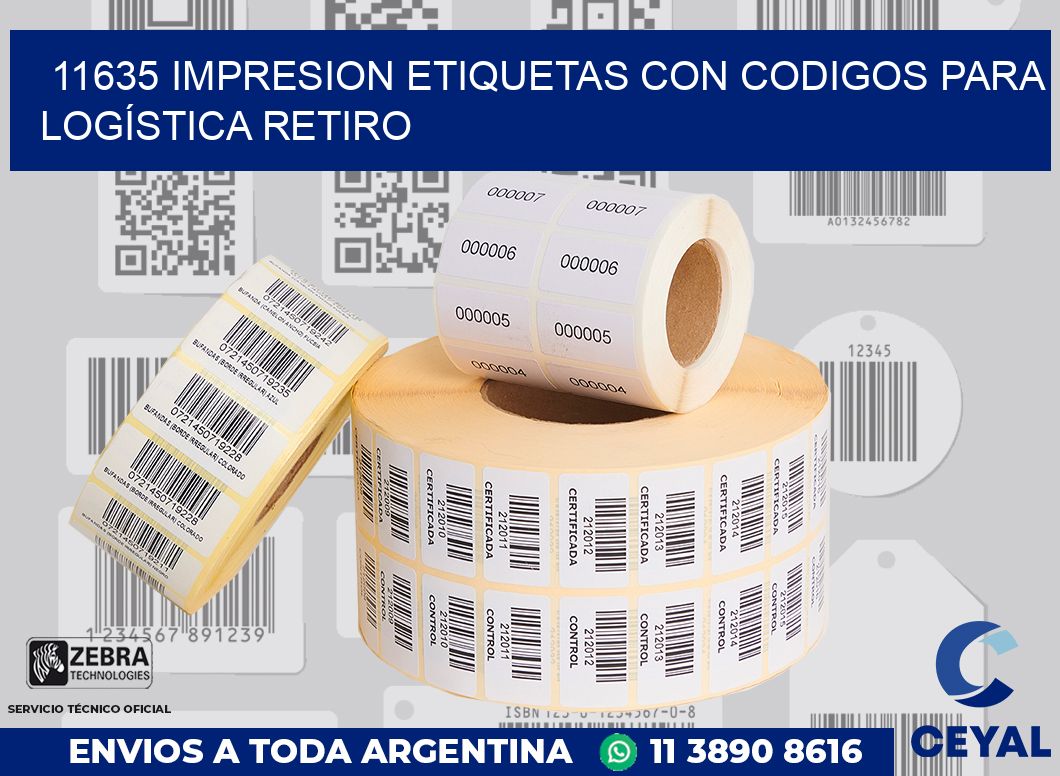 11635 IMPRESION ETIQUETAS CON CODIGOS PARA LOGÍSTICA RETIRO