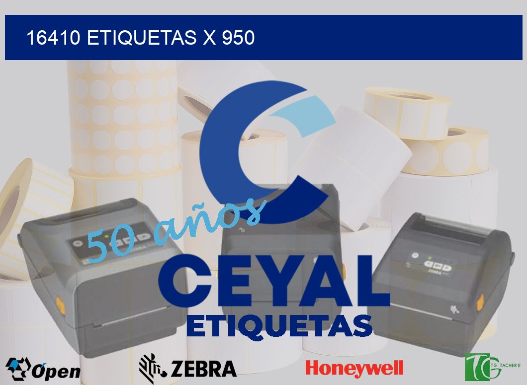 16410 Etiquetas x 950
