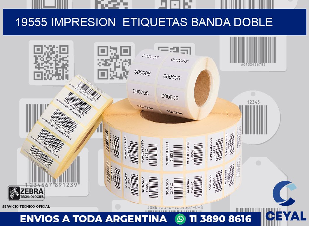 19555 impresion  etiquetas banda doble