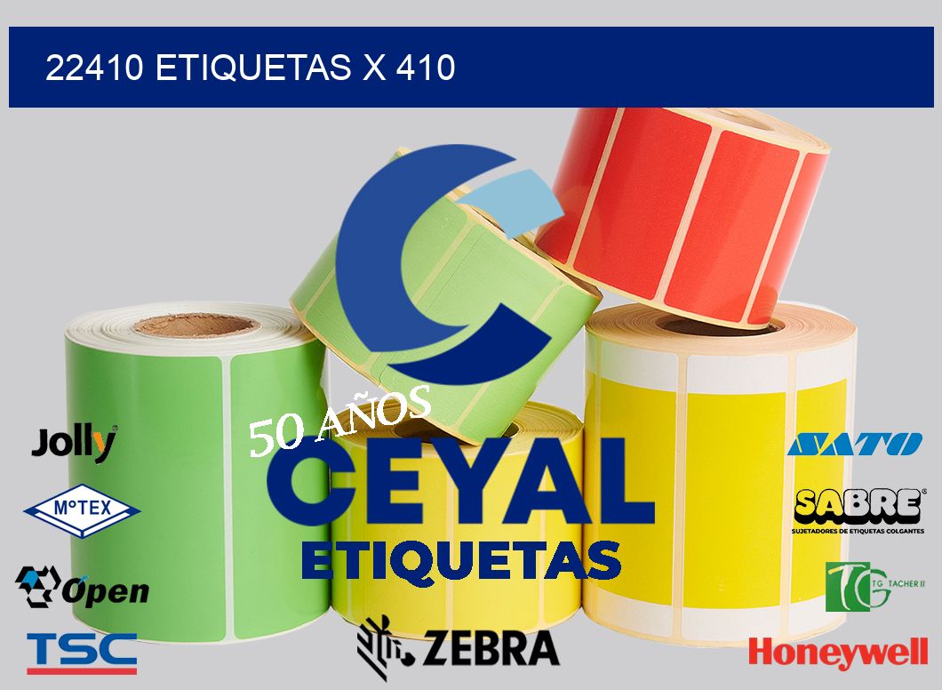 22410 Etiquetas x 410