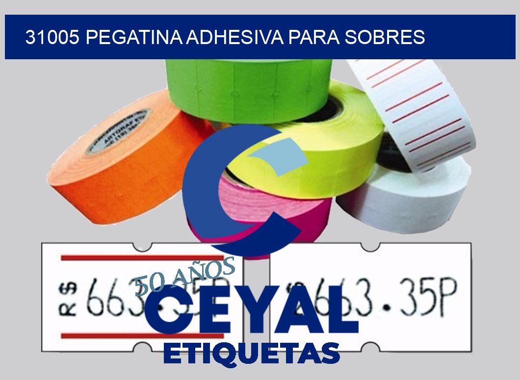 31005 PEGATINA ADHESIVA PARA SOBRES