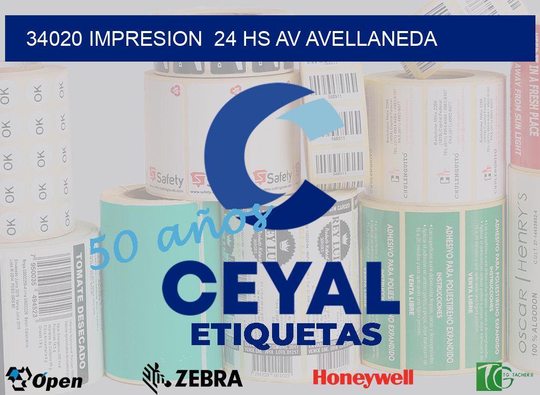 34020 impresion  24 hs Av Avellaneda