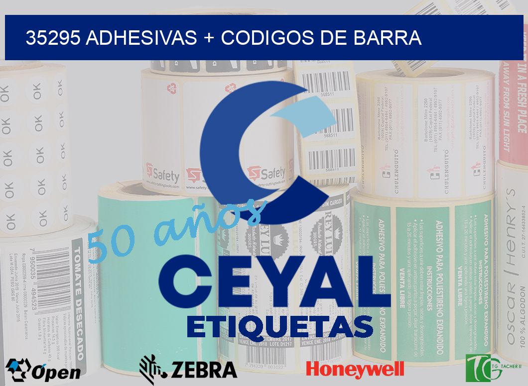 35295 Adhesivas + codigos de barra