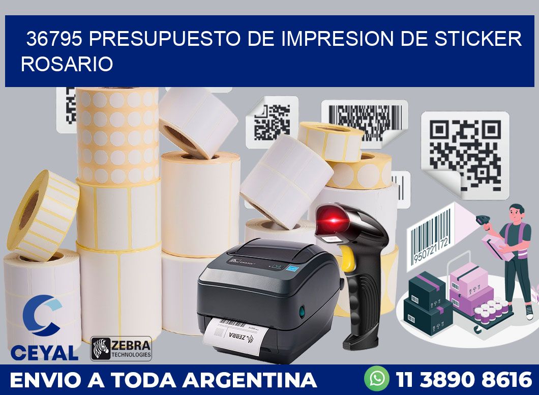 36795 PRESUPUESTO DE IMPRESION DE STICKER ROSARIO