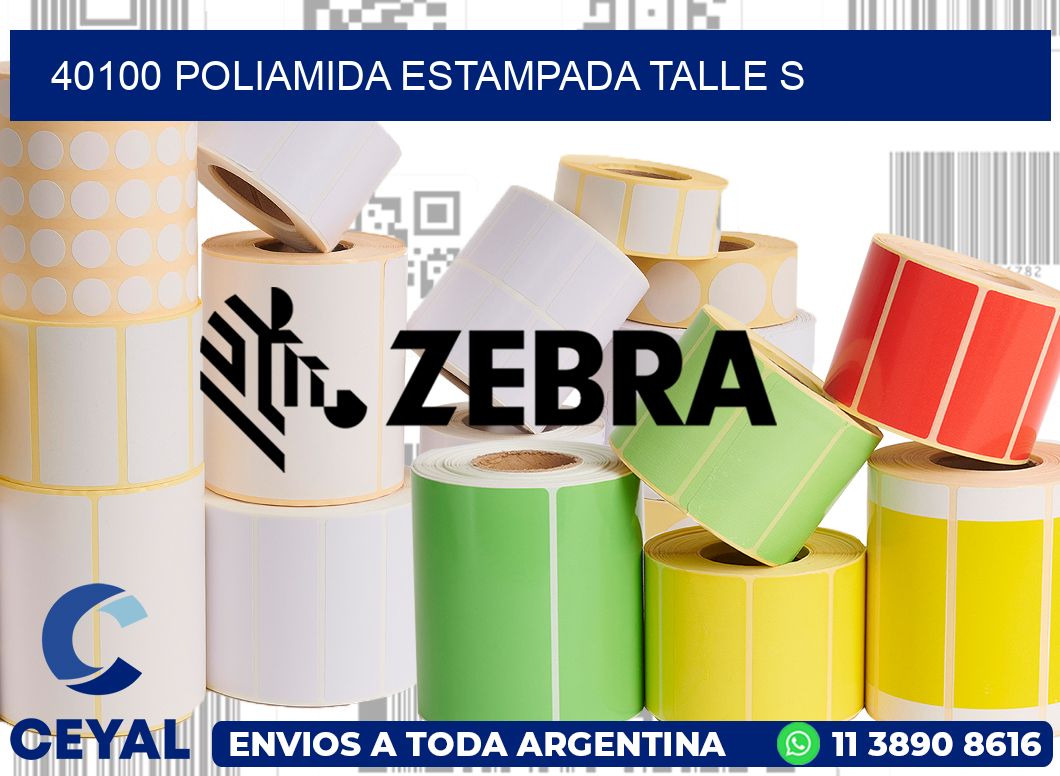 40100 POLIAMIDA ESTAMPADA TALLE S