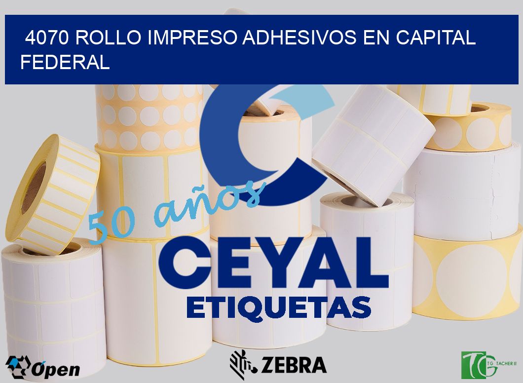 4070 ROLLO IMPRESO ADHESIVOS EN CAPITAL FEDERAL