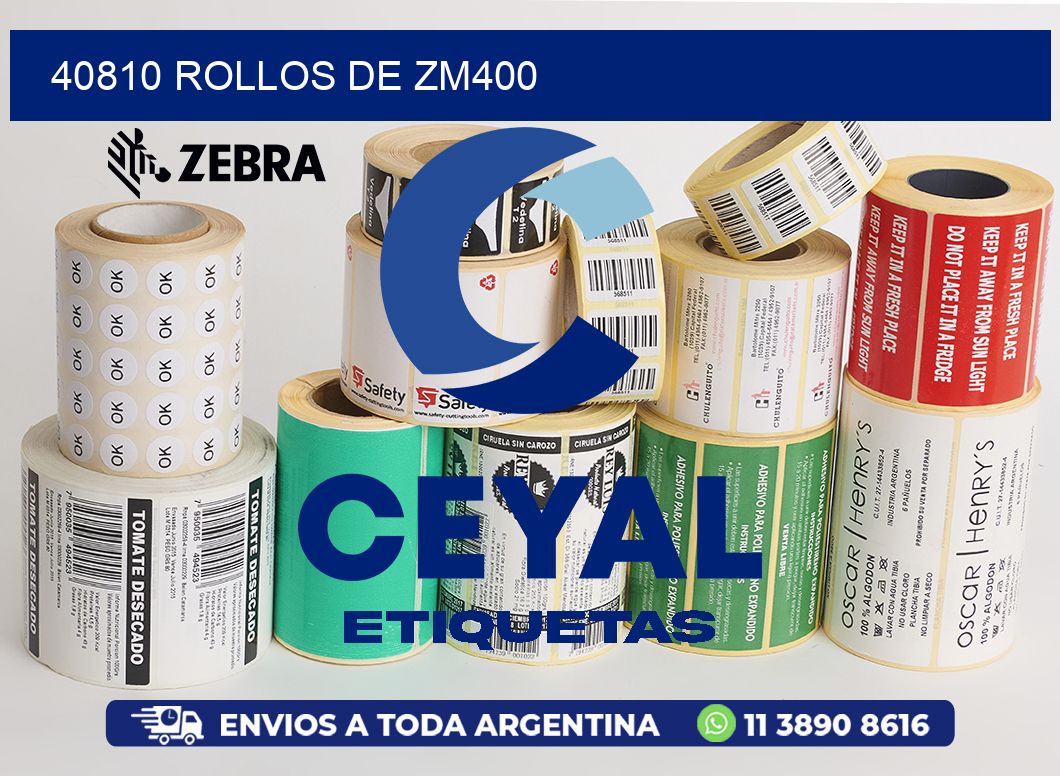 40810 ROLLOS DE ZM400