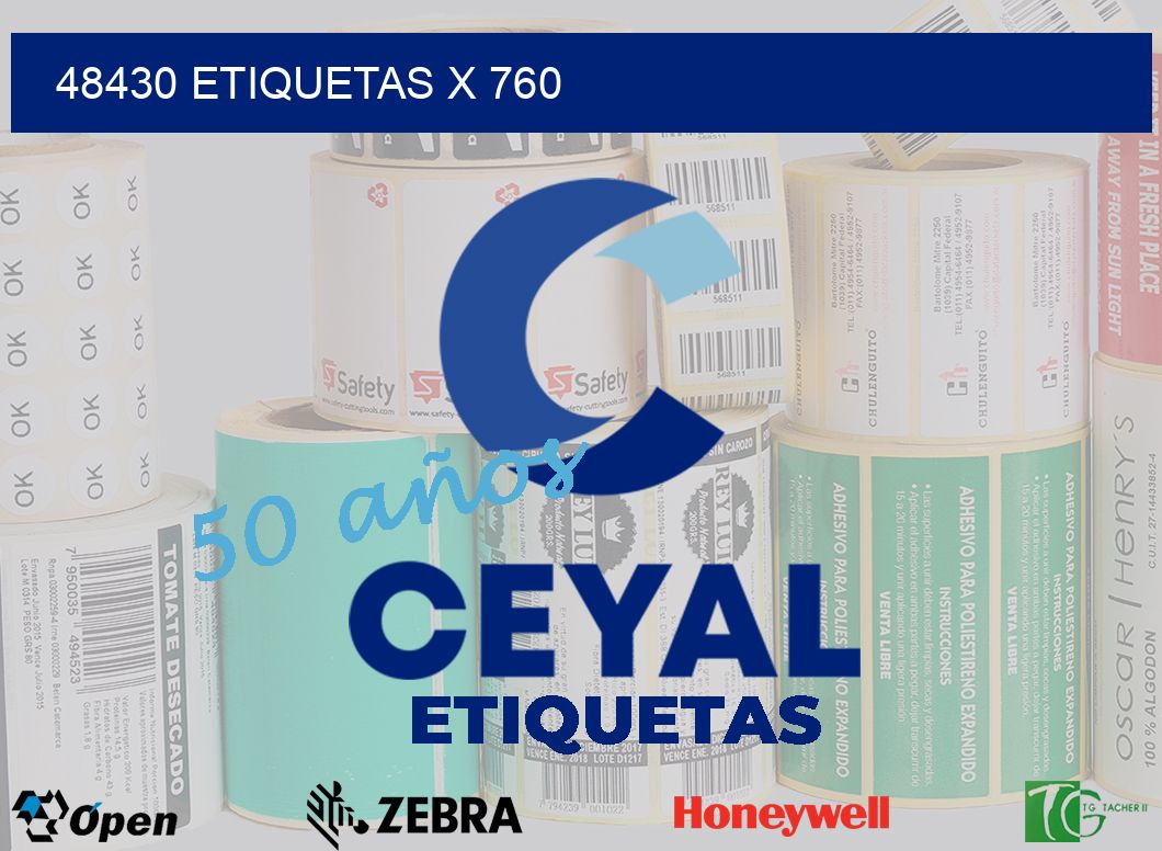 48430 Etiquetas x 760