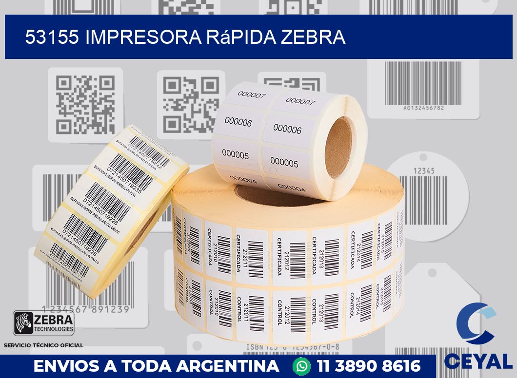 53155 impresora rápida zebra