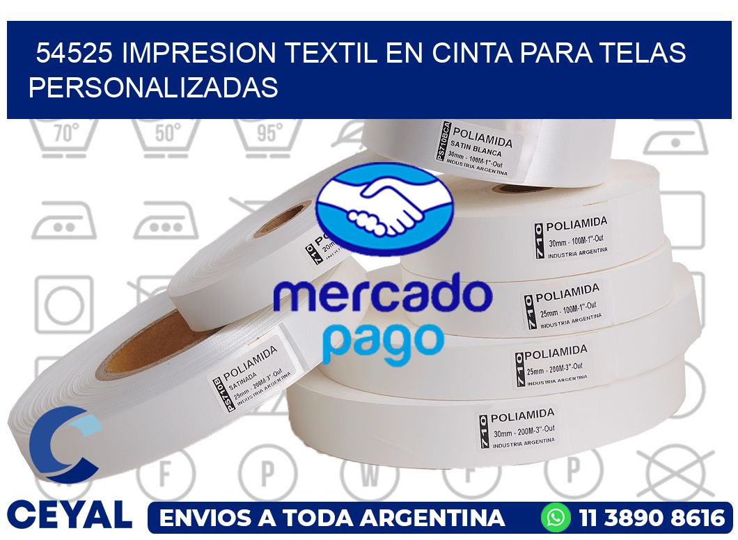 54525 IMPRESION TEXTIL EN CINTA PARA TELAS PERSONALIZADAS