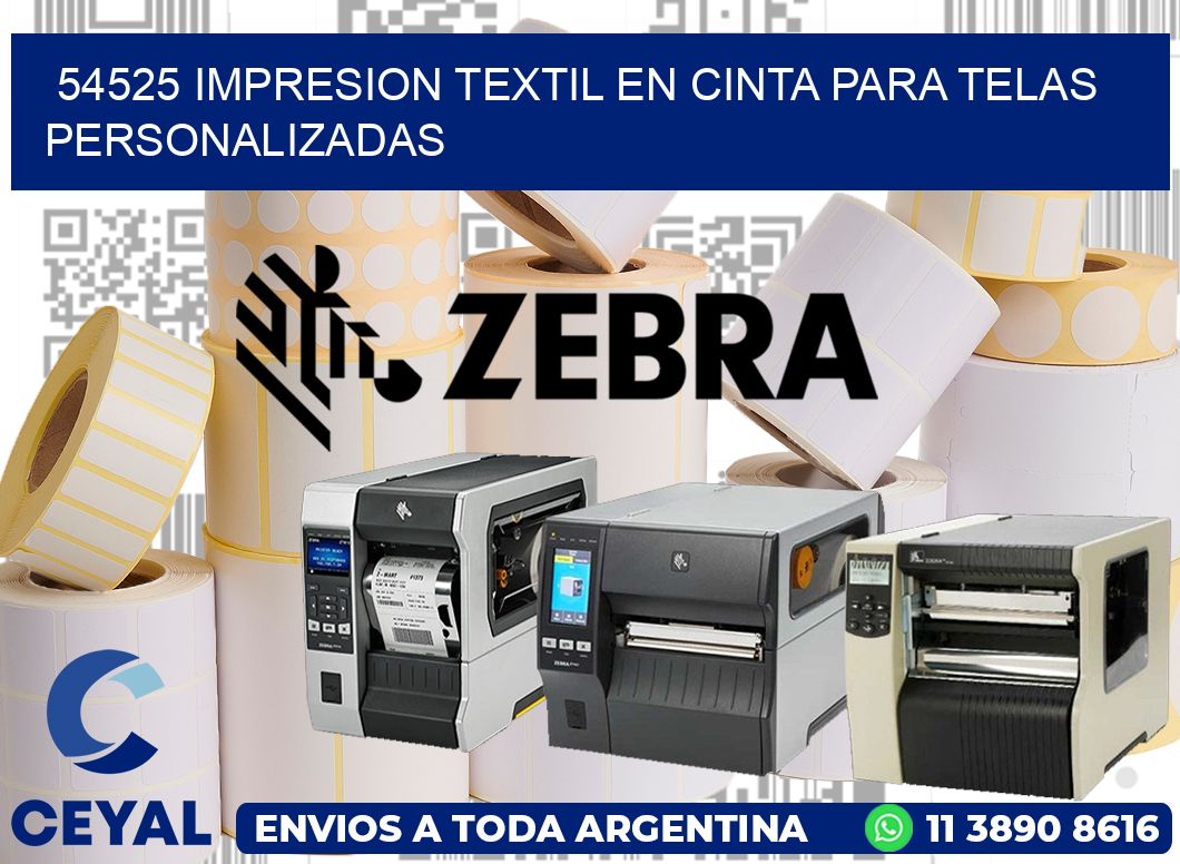 54525 IMPRESION TEXTIL EN CINTA PARA TELAS PERSONALIZADAS