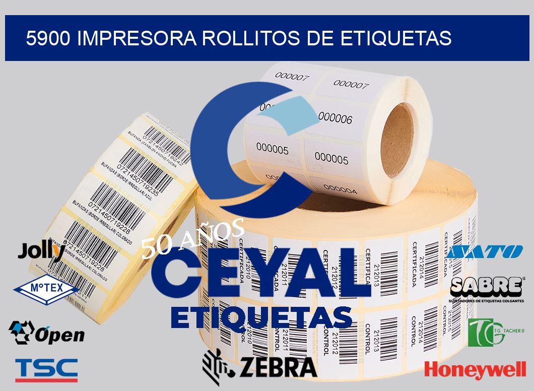 5900 impresora rollitos de etiquetas