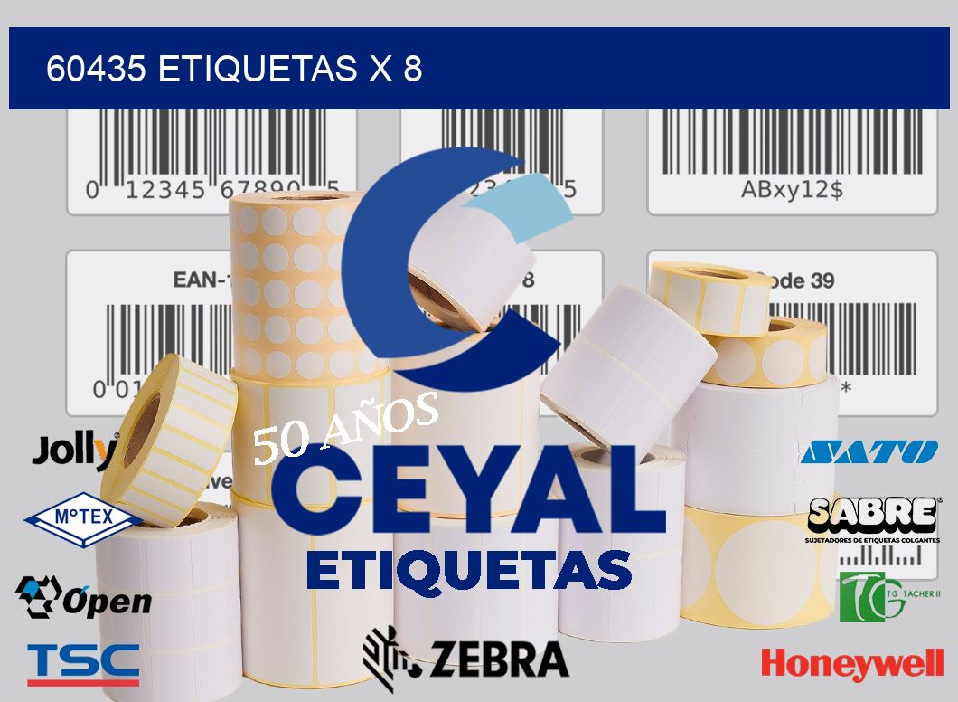 60435 Etiquetas x 8