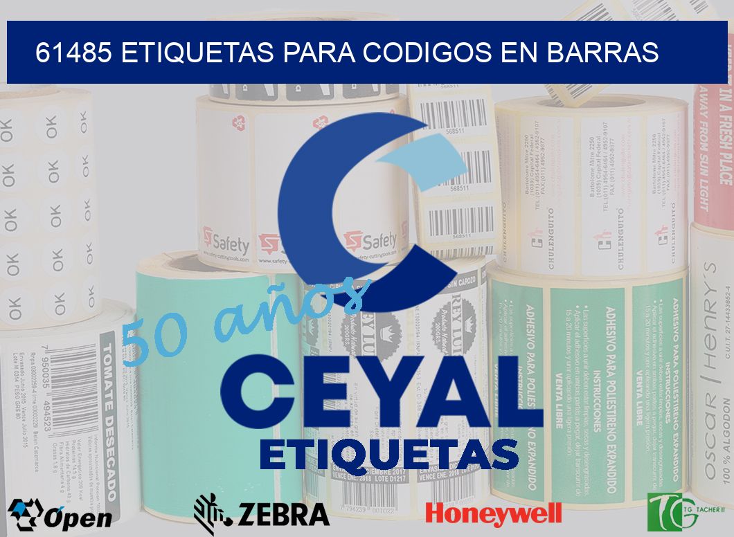 61485 ETIQUETAS PARA CODIGOS EN BARRAS