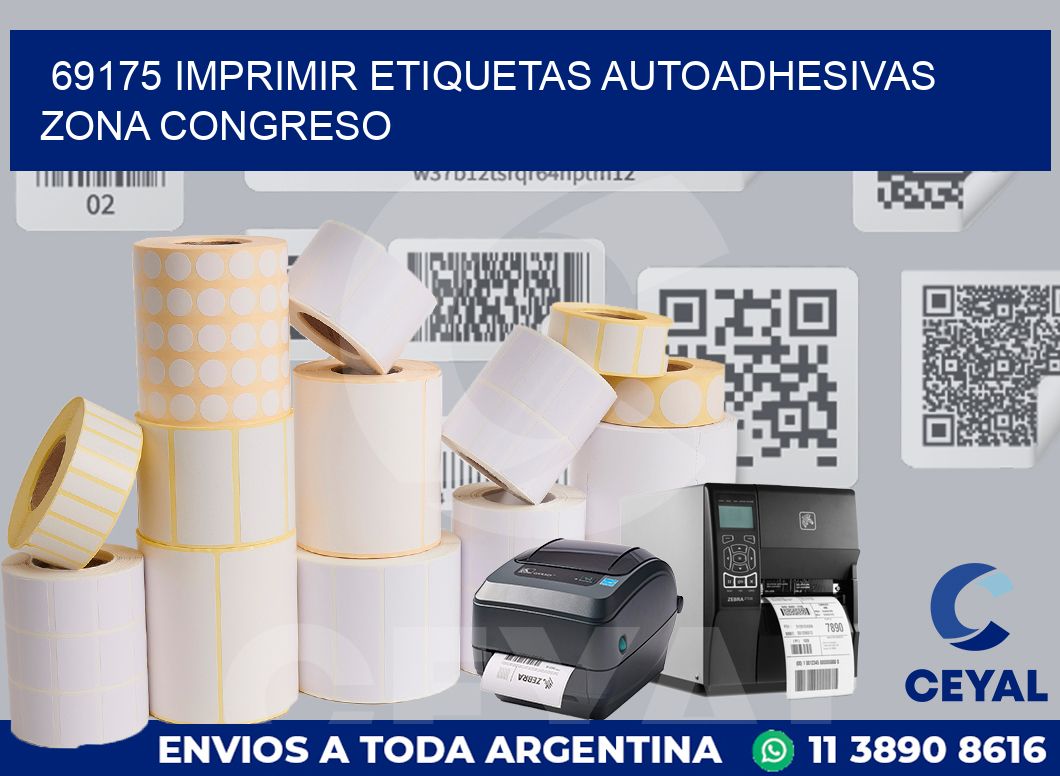 69175 IMPRIMIR ETIQUETAS AUTOADHESIVAS ZONA CONGRESO