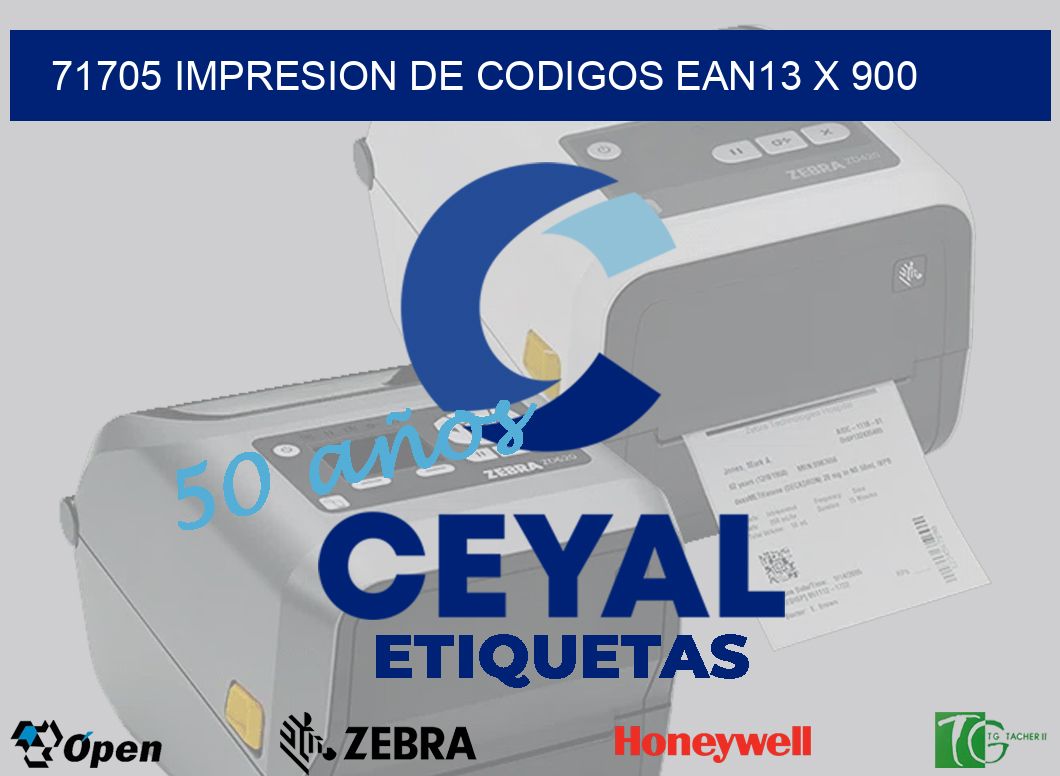71705 impresion de codigos EAN13 x 900